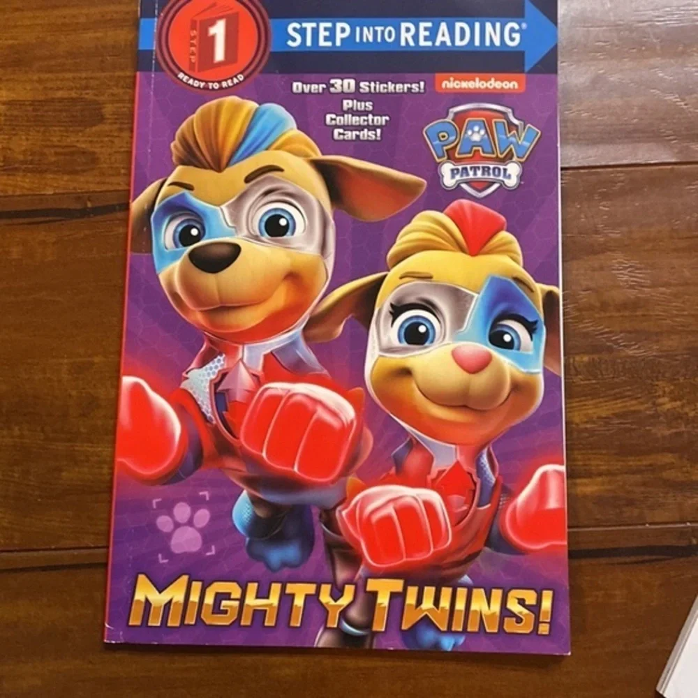 Paw Patrol Book Bundle Look & Find Step Into Reading + Plush Lot